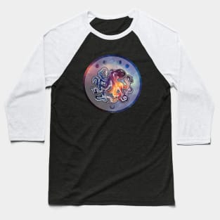 Space Octopus Baseball T-Shirt